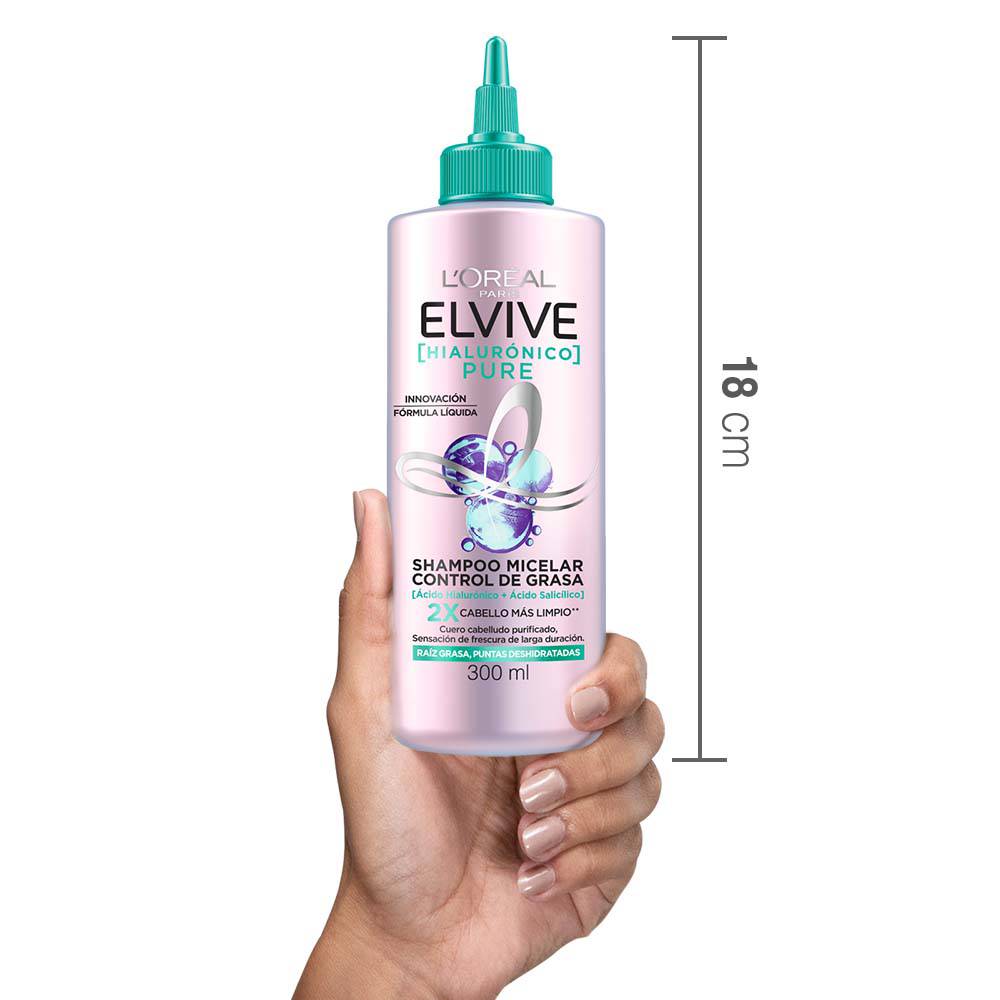 Shampoo Micelar Elvive Hialurónico Pure Micellar 300ml MetroApp