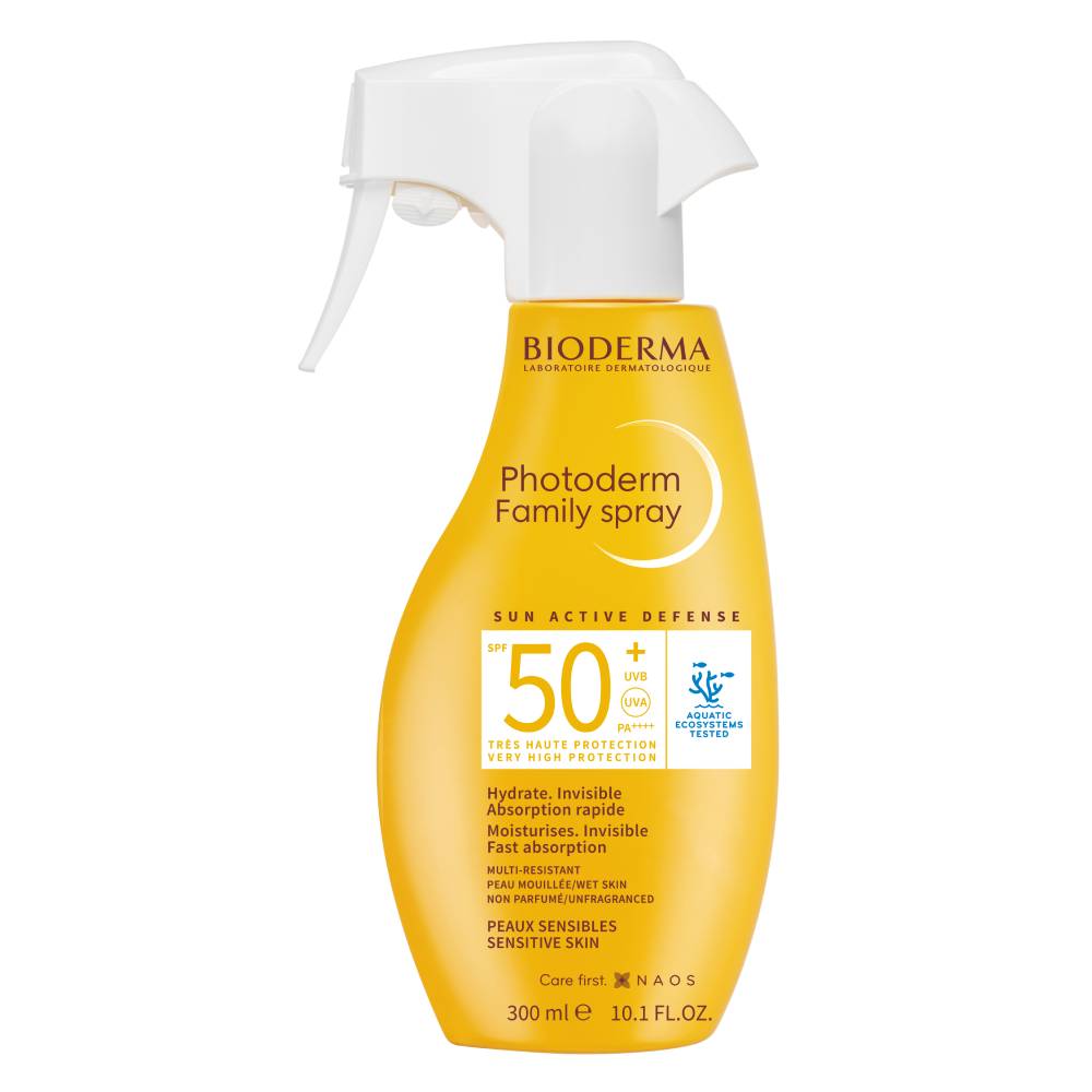 Protector Solar Bioderma Photoderm Family Spray SPF50+ 300ml