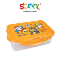 Scoo Taper Rectangular con Divisiones Paw Patrol H 640ml