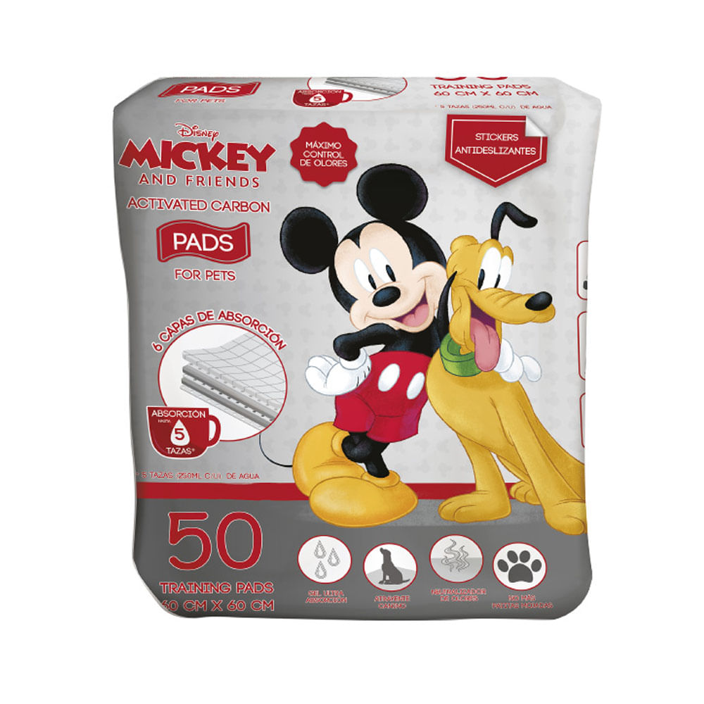 Pañales de Entrenamiento Disney Carbón Mickey 50un