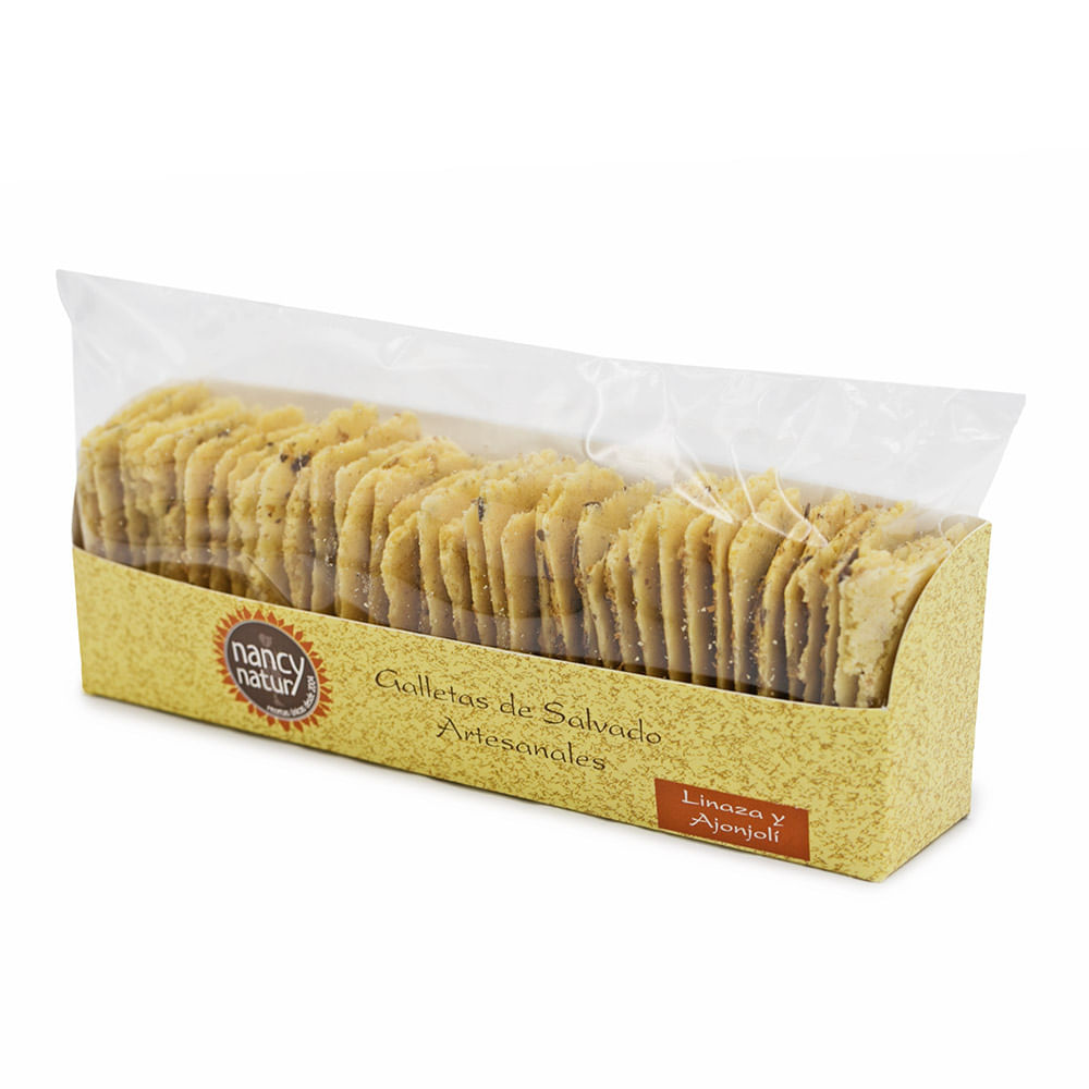 Galletas de Salvado Nancy Natur Linaza y Ajonjolí 140g