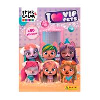 Libro I Love Vip Pets Stick & Color