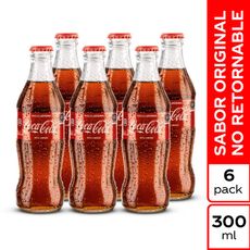 Sixpack-Gaseosa-Coca-Cola-Sabor-Original-Botella-300ml-1-34393