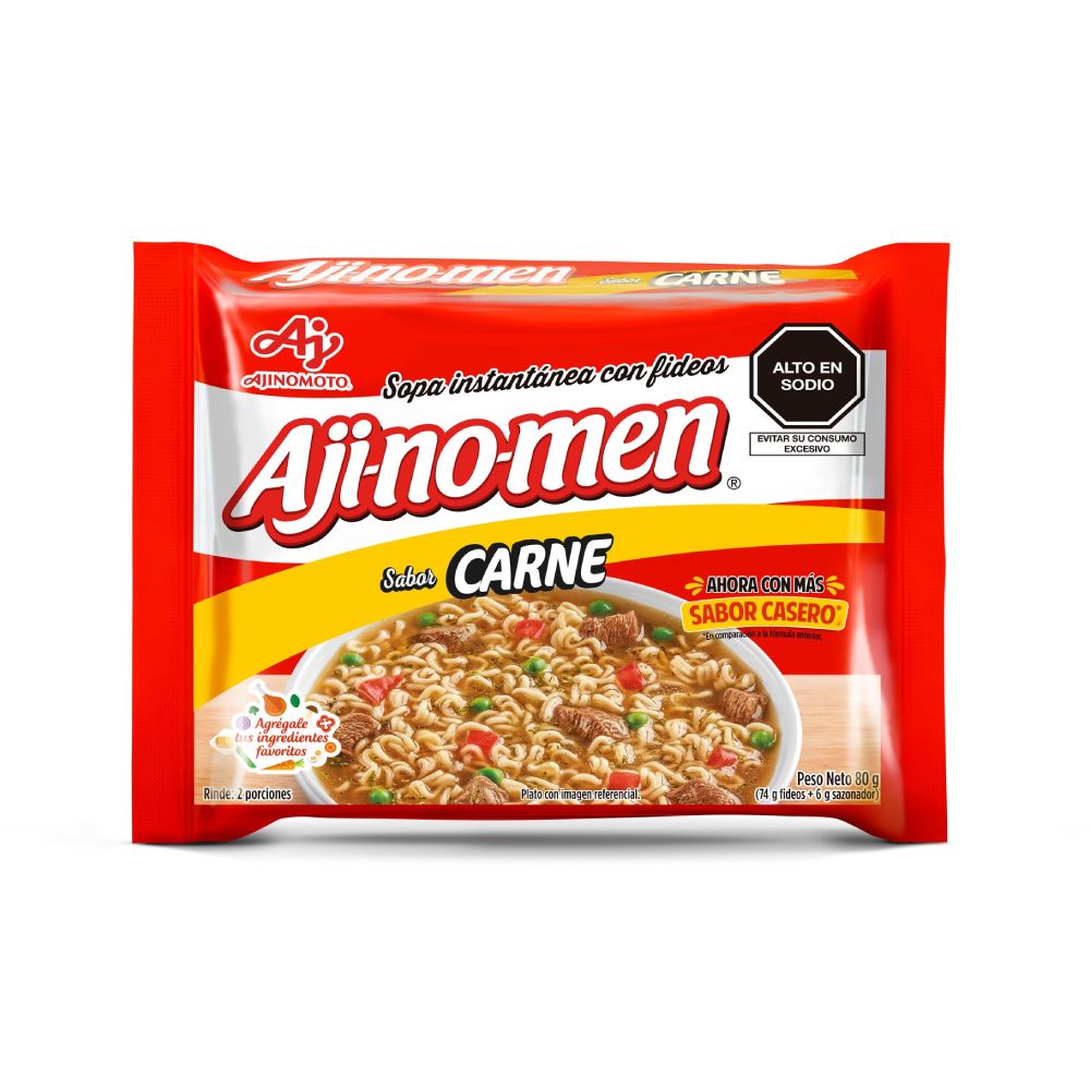 Sopa Instantánea Ajinomen Sabor Carne 80g