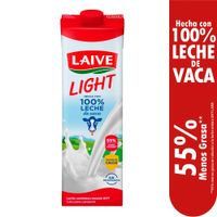 Leche Semidescremada UHT Laive Light Caja 946ml