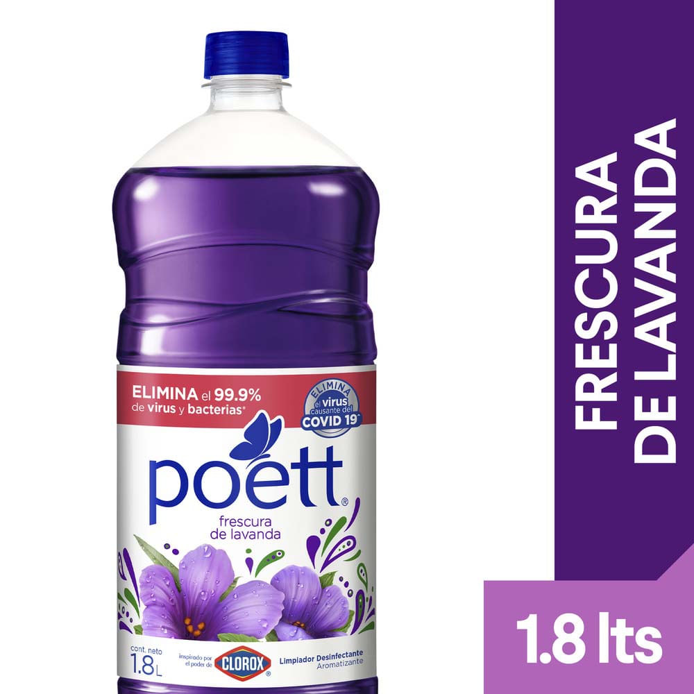 Limpiador Poett Frescura de Lavanda 1.8L