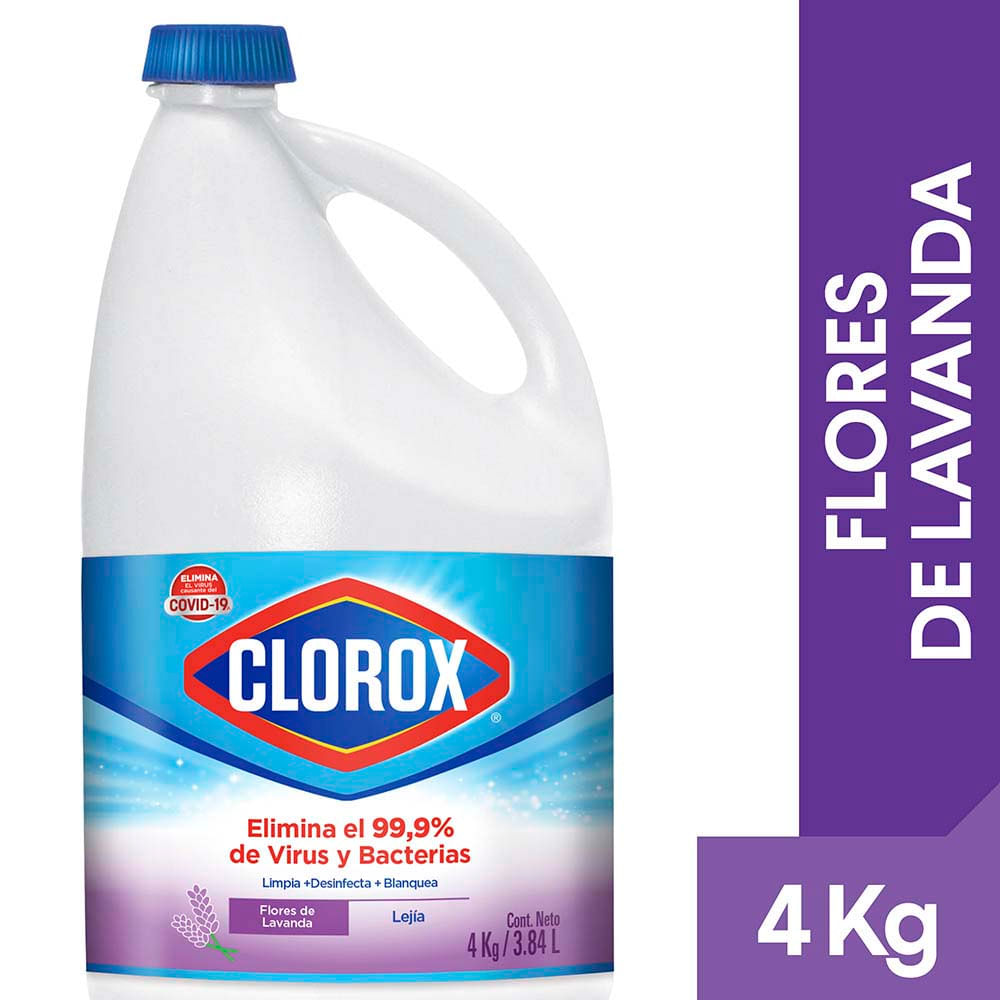 Lejía Clorox Flores de Lavanda 4kg