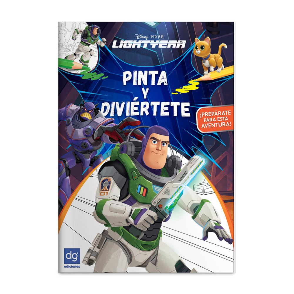Libro Pinta y Diviértete con Buzzlightyear