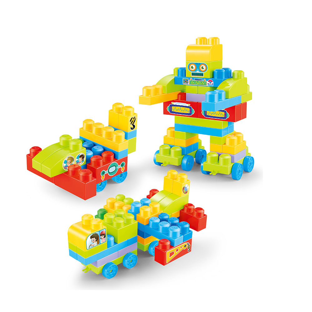SET BLOQUES 45 PCS ROBOT