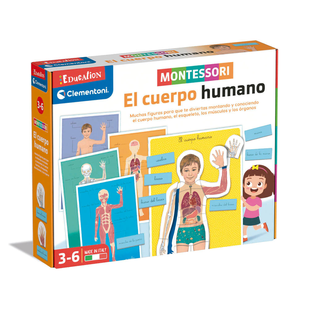 Cuerpo Humano Montessori Clementoni