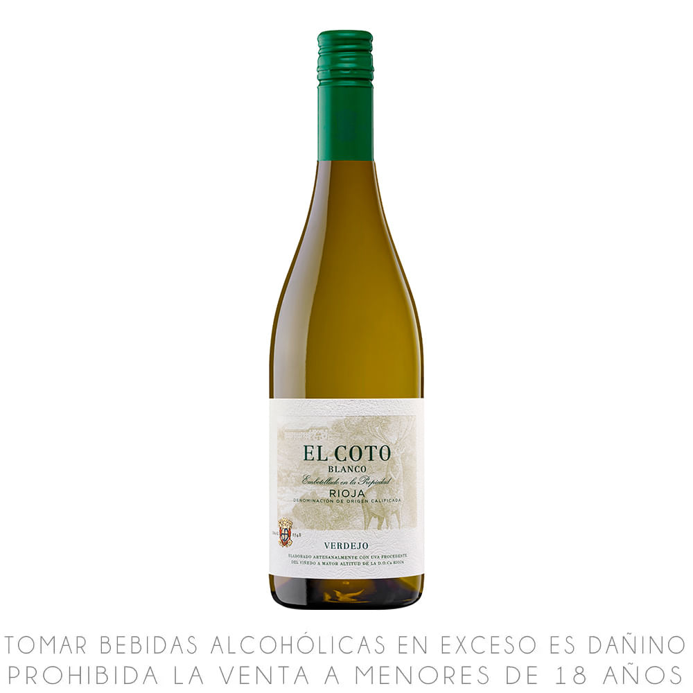 Vino Blanco Verdejo El Coto Botella 750ml