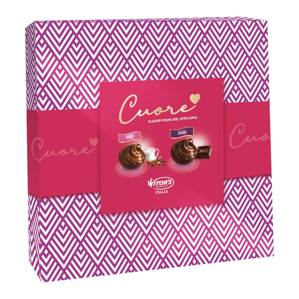 Bombones Witor's Cuore Milk & Dark 320g