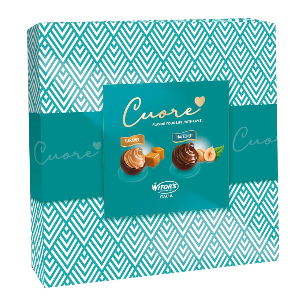 Bombones Witor's Cuore Caramel & Hazelnut 320g