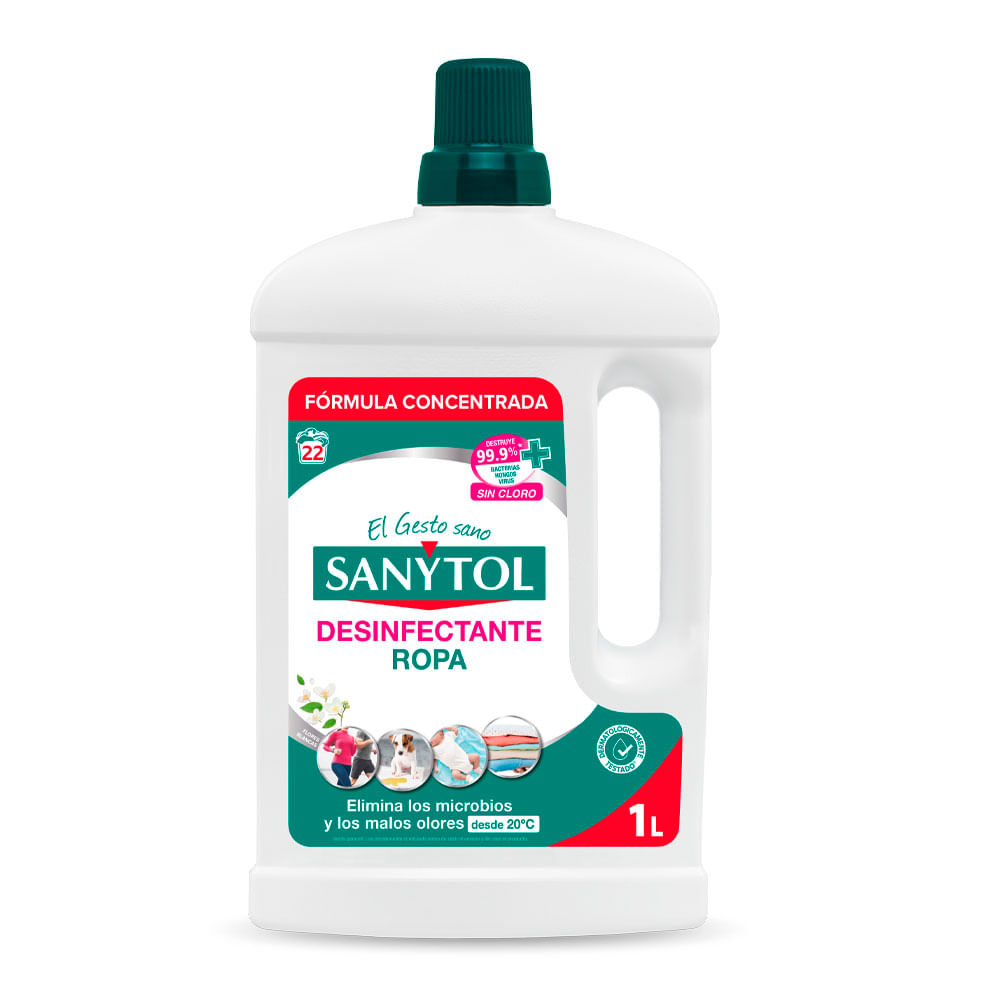 Desinfectante para Ropa Sanytol Flores Blancas 1L