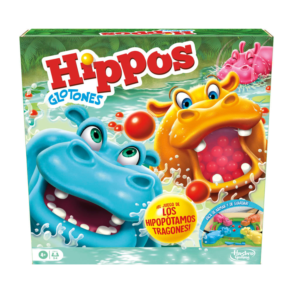 Juego de Mesa Hasbro Gaming Hippos Glotones