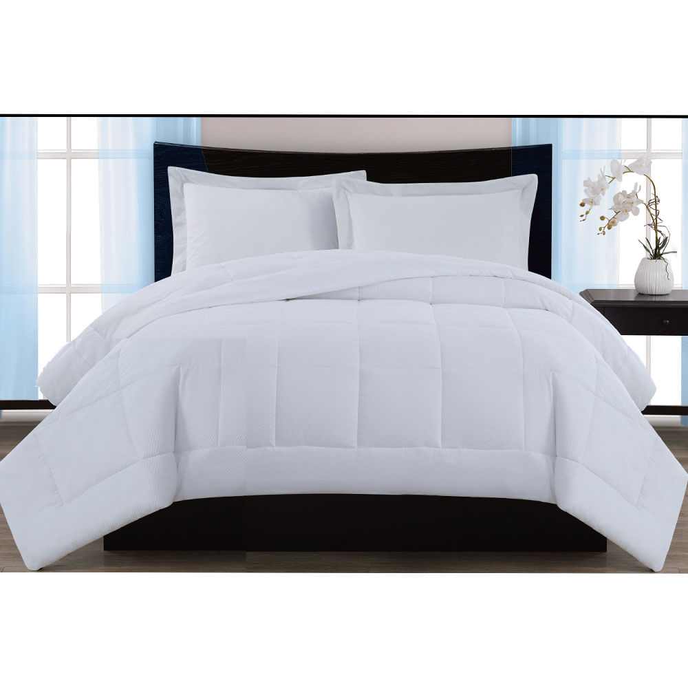 Plumón Krea Hipoalergénico Blanco 2 Plazas