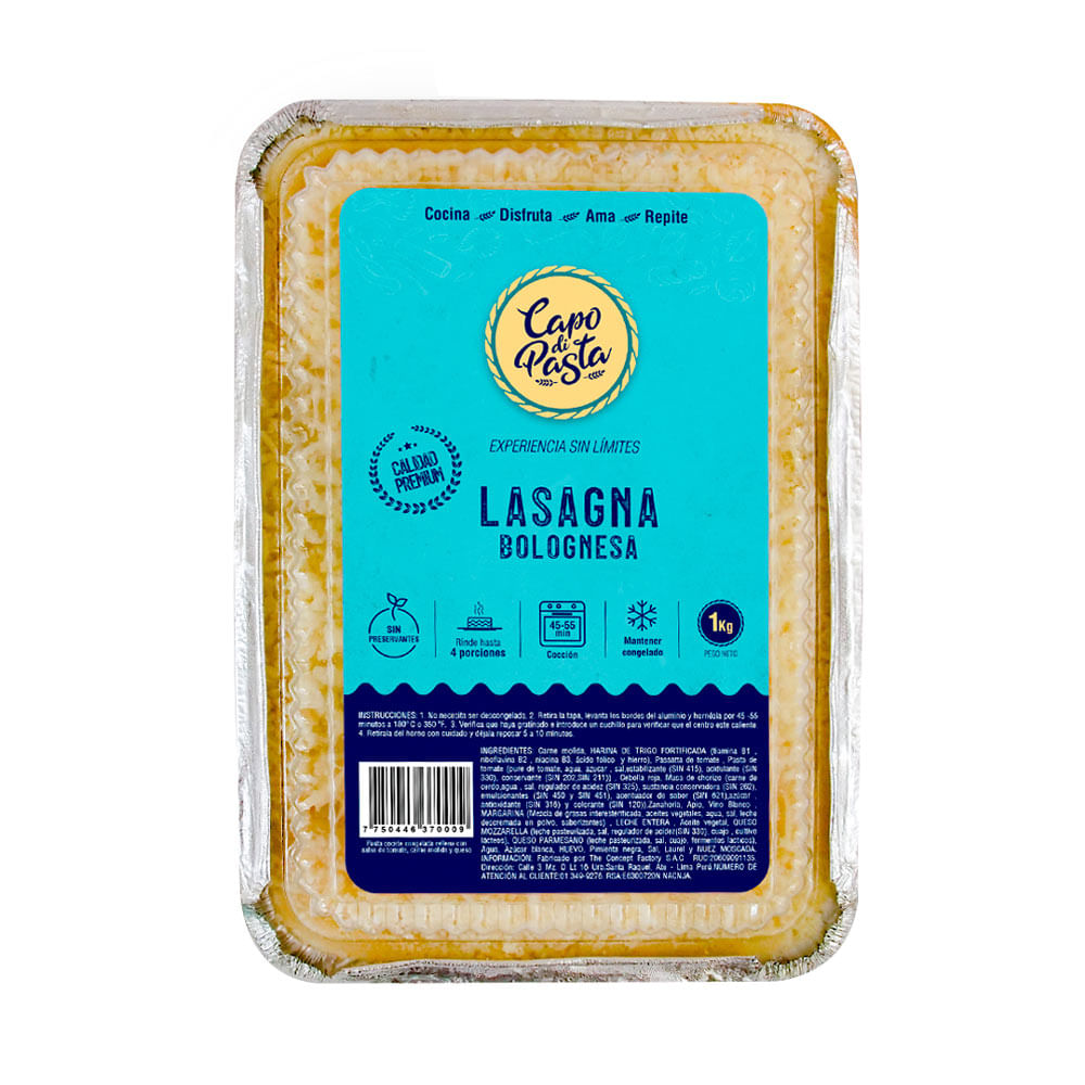 Lasagna Bolognesa Capo di Pasta 1kg