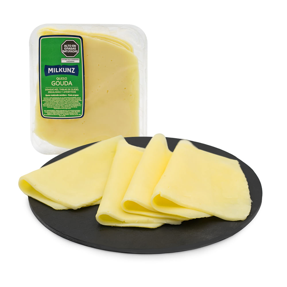 Queso Gouda Milkunz en Tajadas x kg