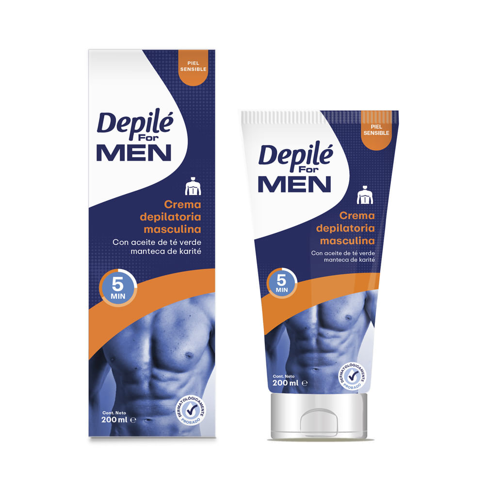 Crema Depilatoria Depilé for Men Piel Sensible 200ml