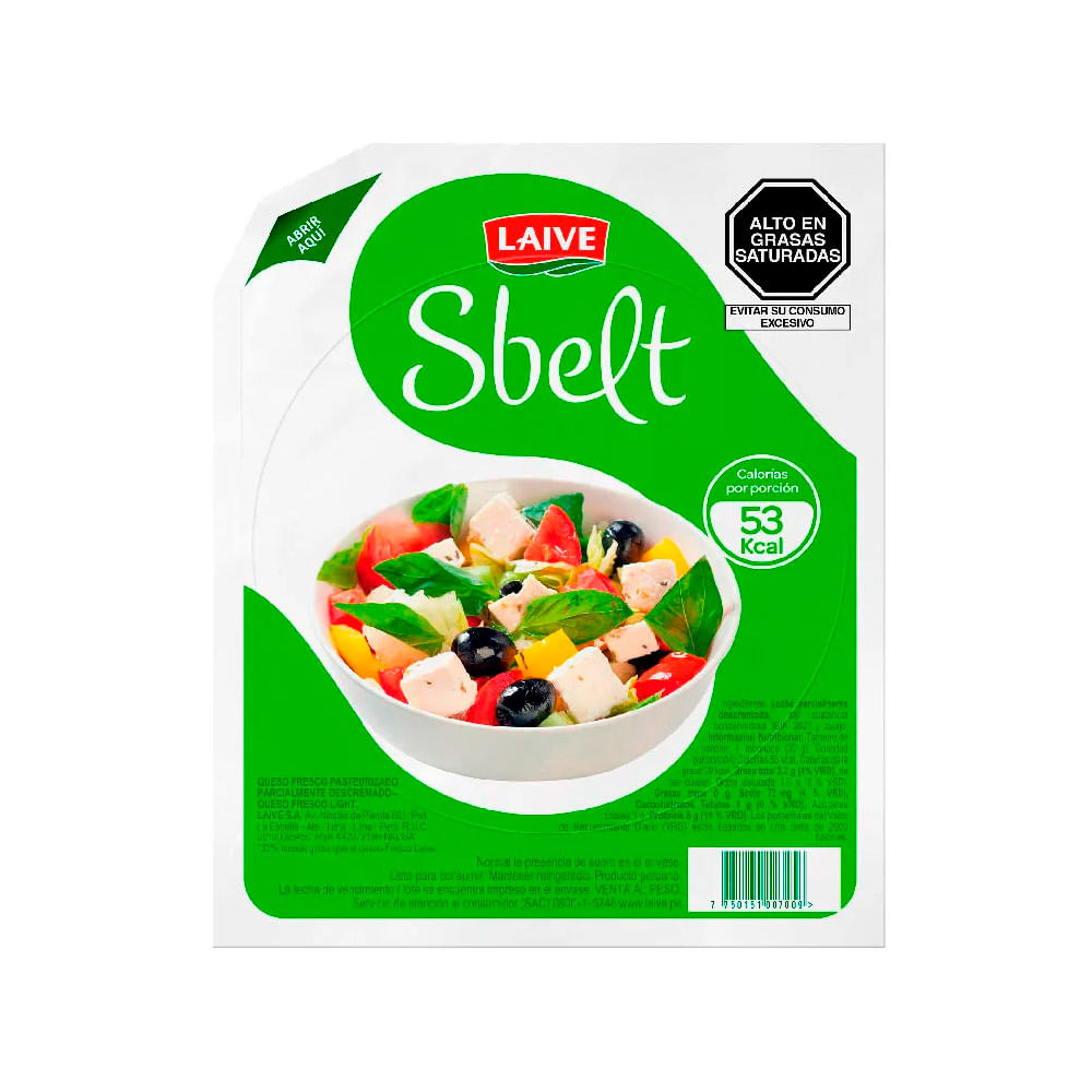 Queso Fresco Laive Sbelt Laive x kg