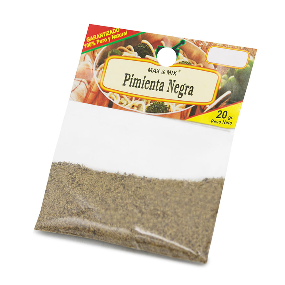 Pimienta Negra Molida Max & Mix 20g