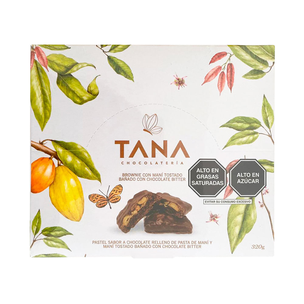 Brownie con Maní Tostado Tana 320g