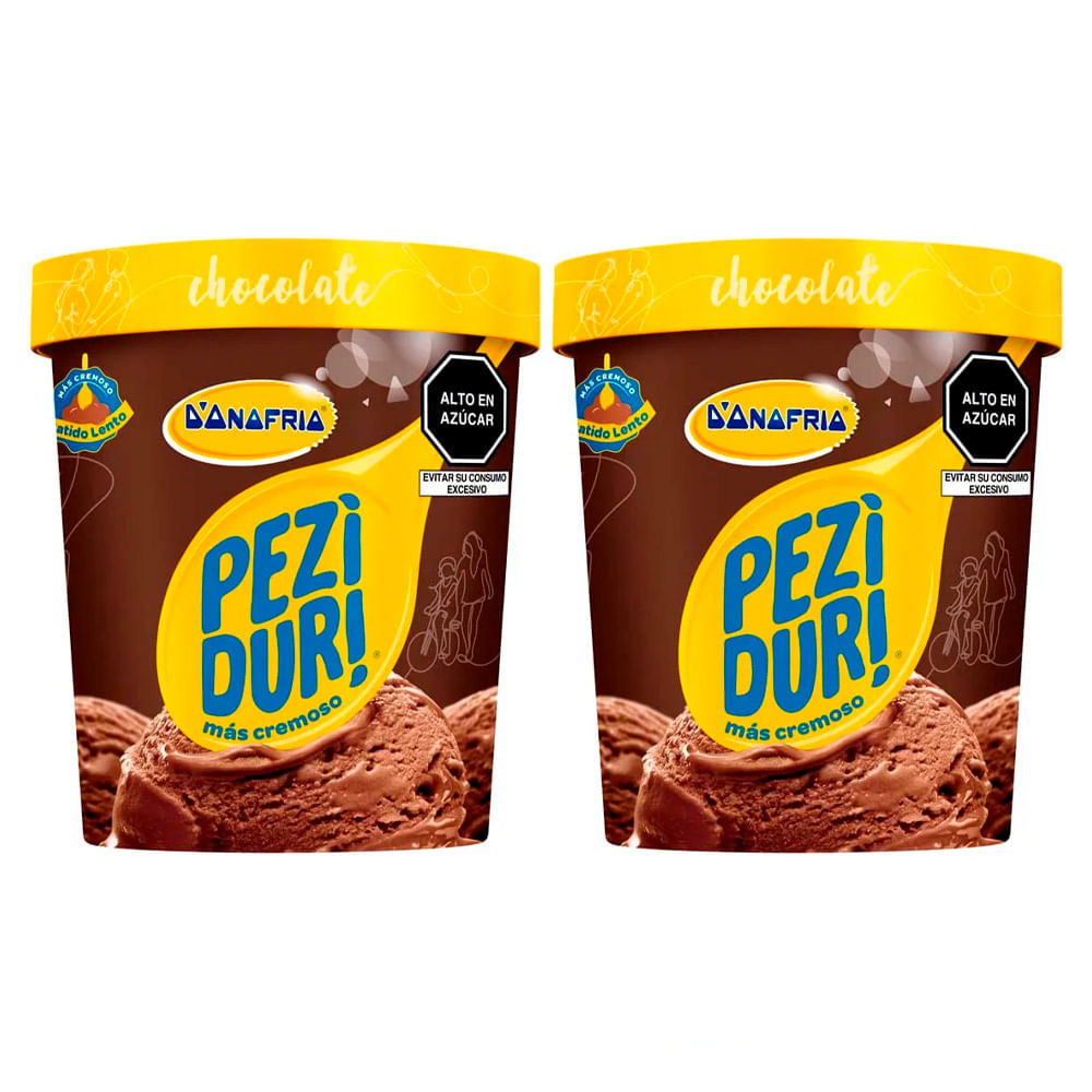 Twopack Helado de Crema Peziduri Chocolate 900ml