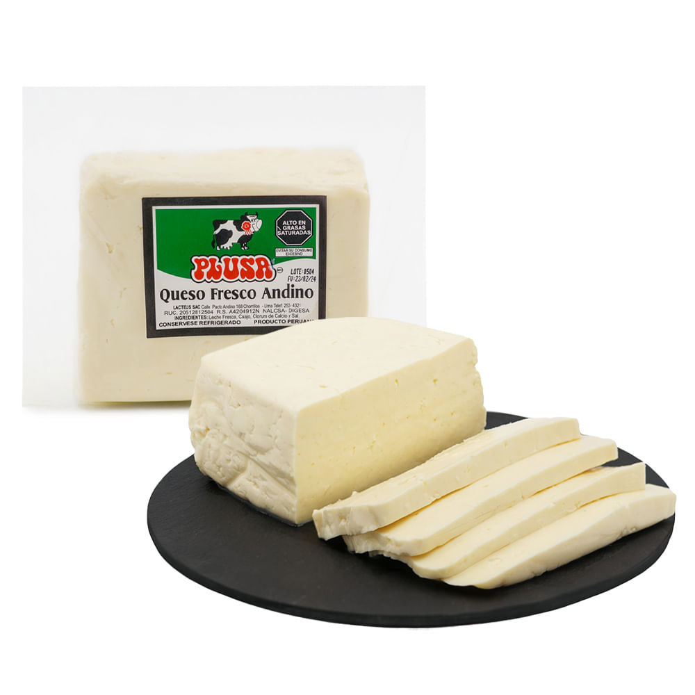 Queso Fresco Andino Plusa x kg