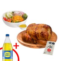 Pollo Rostizado + Ensalada + Gaseosa1.5L