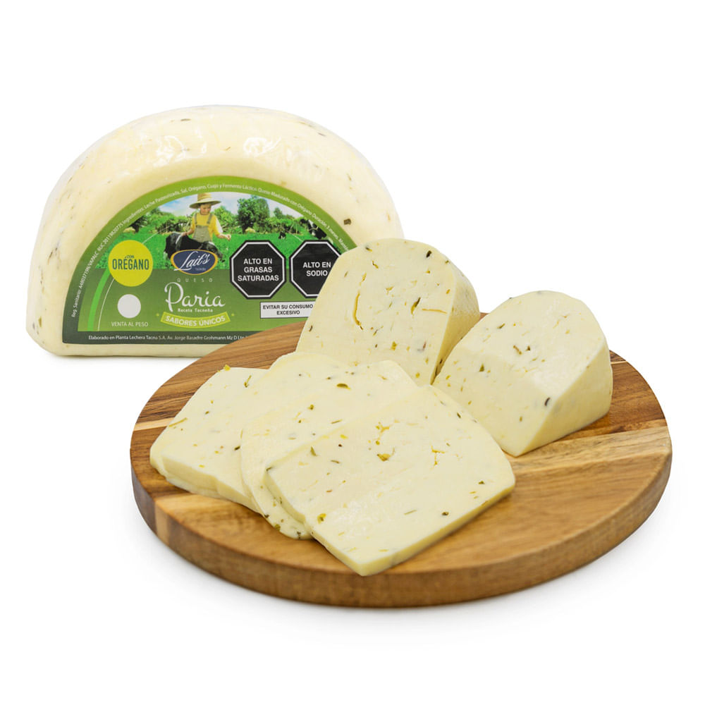 Queso Paria Orégano Lait's x kg