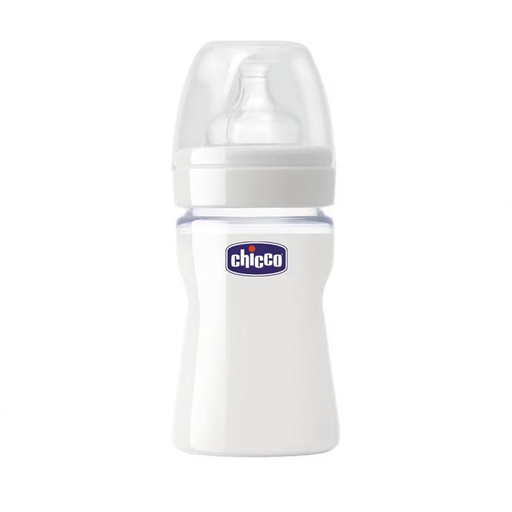 Biberón Boca Ancha Chicco Vidrio Termoresistente 150ml