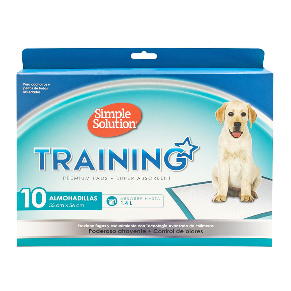 Pañales de Entrenamiento para Perros Simple Solution 10un