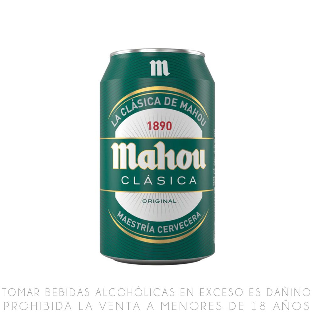 Cerveza Mahou Clásica Lata 330ml