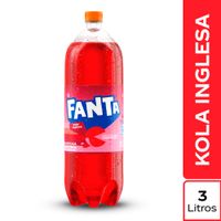 Gaseosa Fanta Kola Inglesa Botella 3L