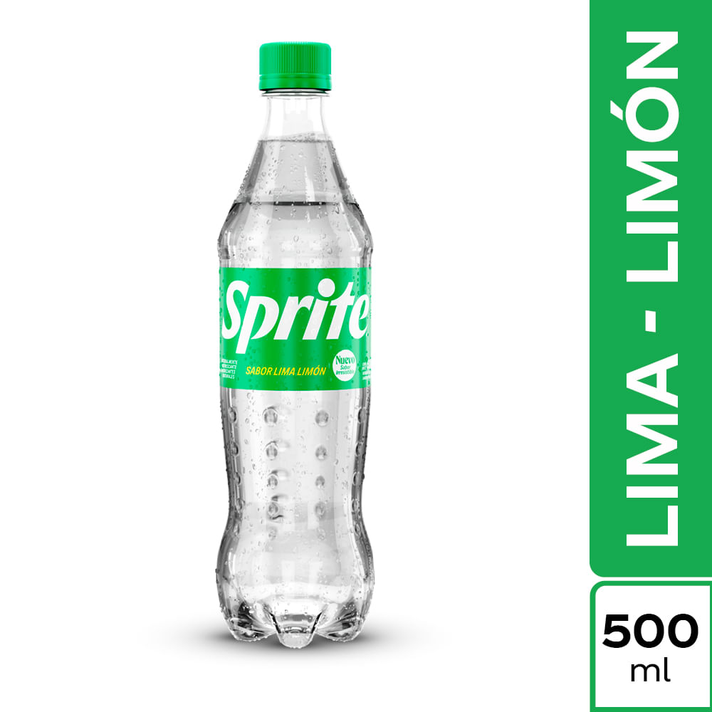 Gaseosa Sprite Lima Limón Botella 500ml