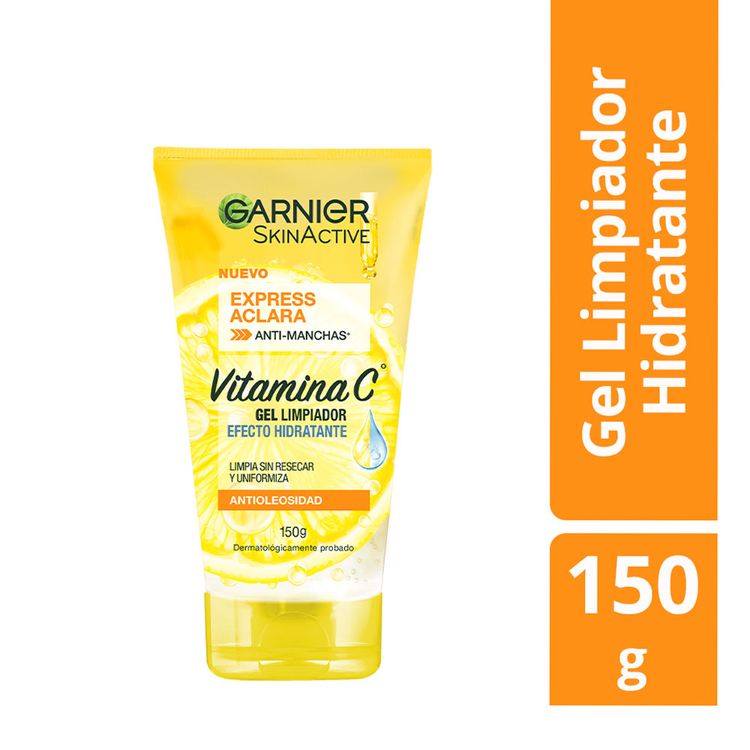 Gel-Limpiador-Hidratante-Garnier-Skin-Active-Express-Aclara-150g-1-351667346 Gel-Limpiador-Hidratante-Garnier-Skin-Active-Express-Aclara-150g-1-351667346