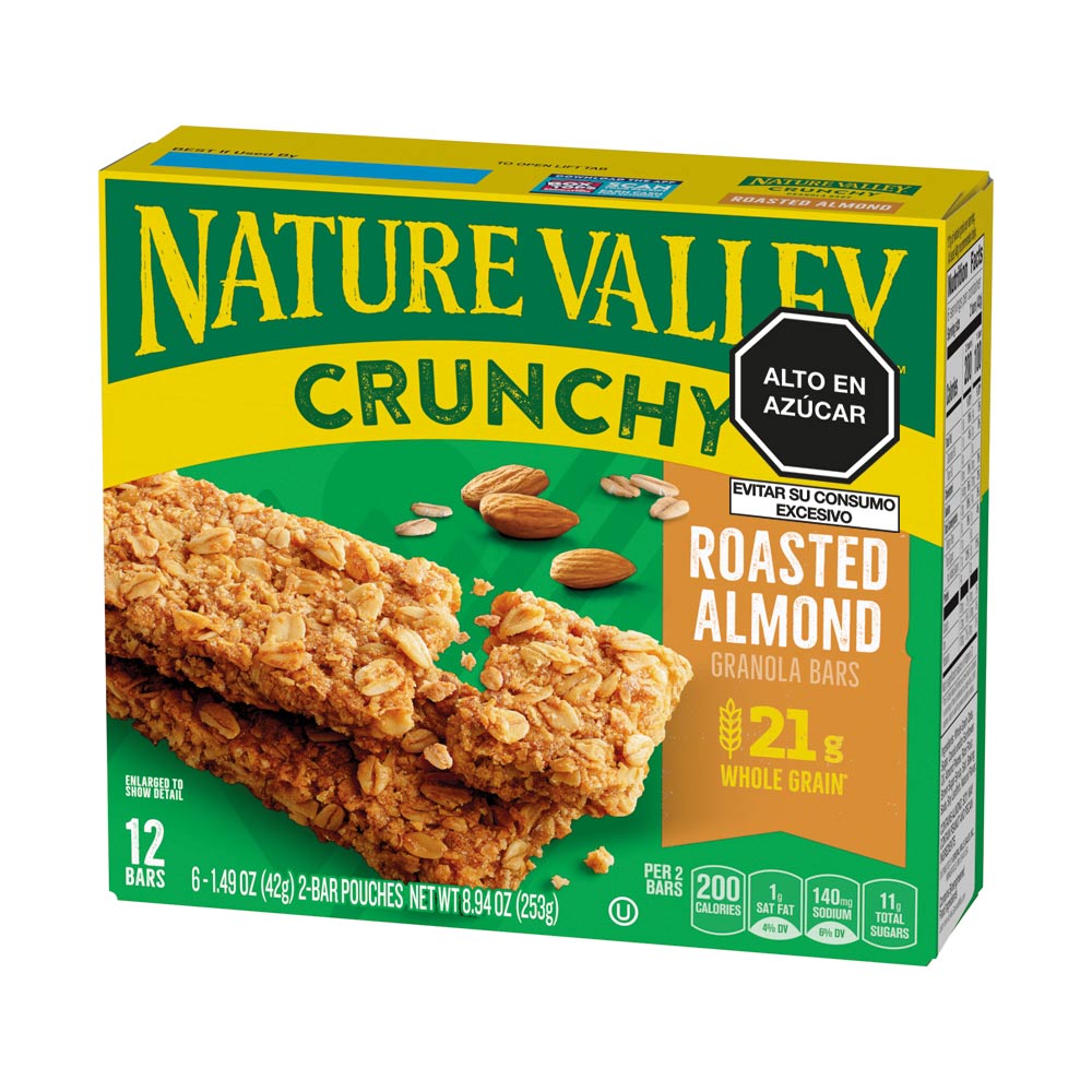 Barras de Granola Nature Valley Crunchy Almendra 12un