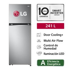 Refrigeradora-Top-Freezer-LG-GT24BPP-241L-Door-Cooling-Plateada-1-351636481