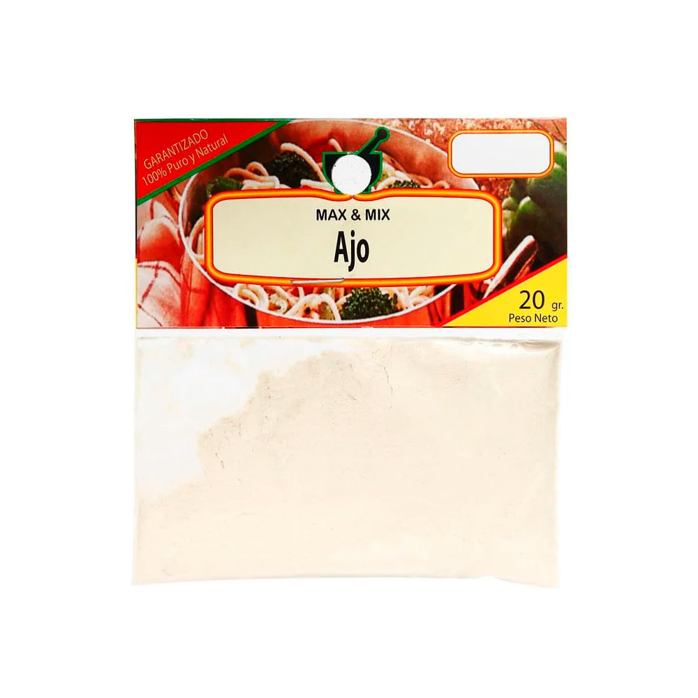 Ajos Molido Max & Mix Sobre 20 g