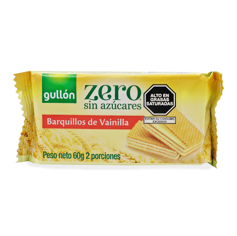 Wafer de Vainilla Gullón Sin Azúcar 60g