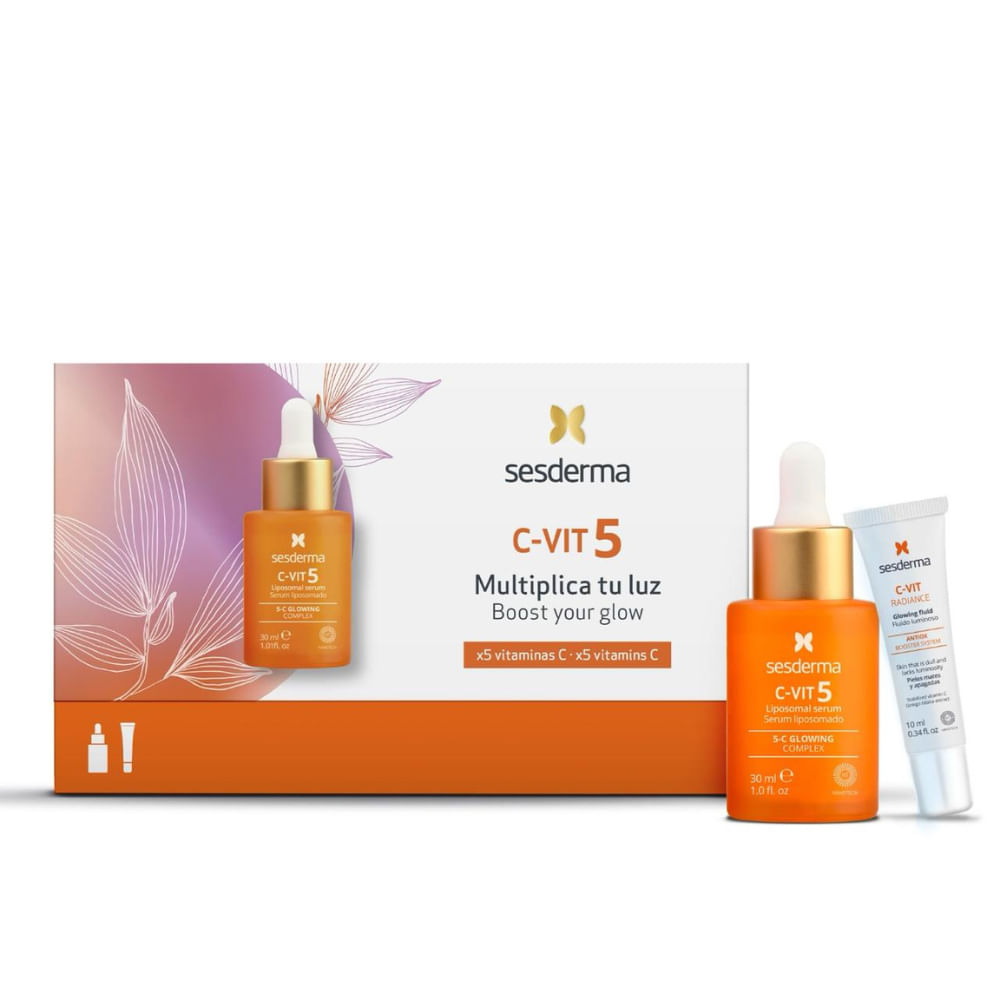 Pack Sesderma C-Vit 5: Sérum C-VIT5 + C-VIT Radiance