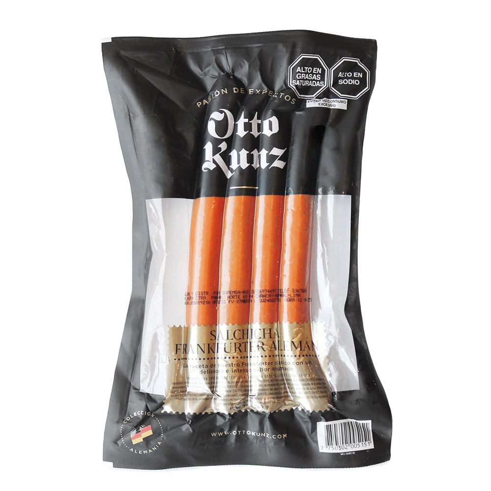 Salchicha Frankfurter Alemán Otto Kunz 280g
