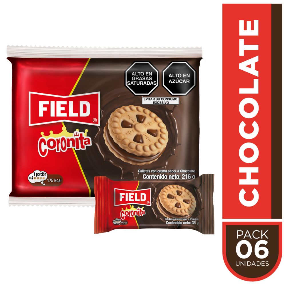 Galletas FIELD Coronita Paquete 6un