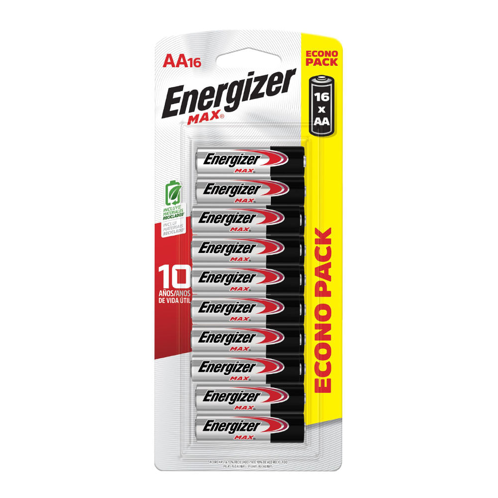 Pila Energizer Max Aax-16