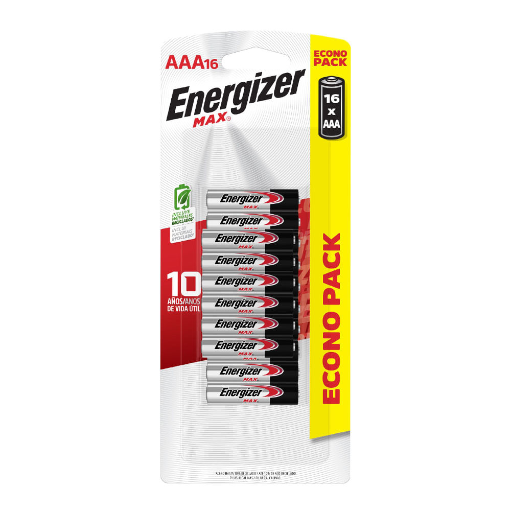 Pila Energizer Max Aaax-16
