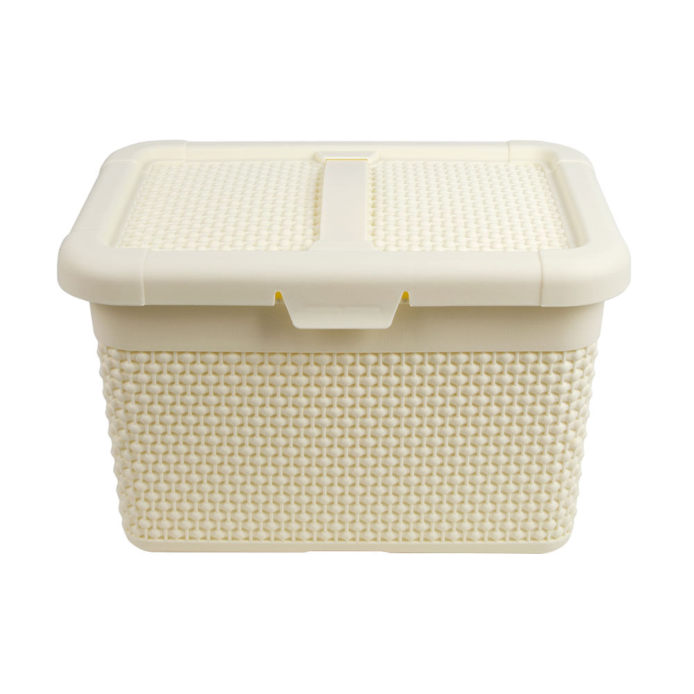 Caja Krea Organizadora con Asa Plástica Diamante 8L