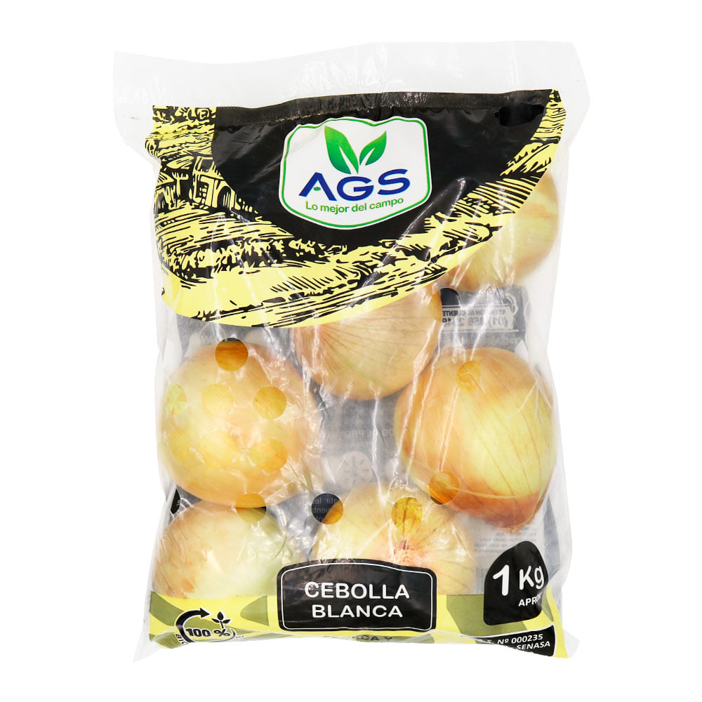 Cebolla Blanca Agro Selecto 1kg - Wong