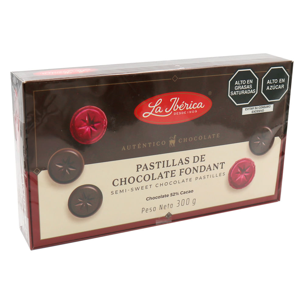 Pastillas de Chocolate Fondant La Ibérica 300g