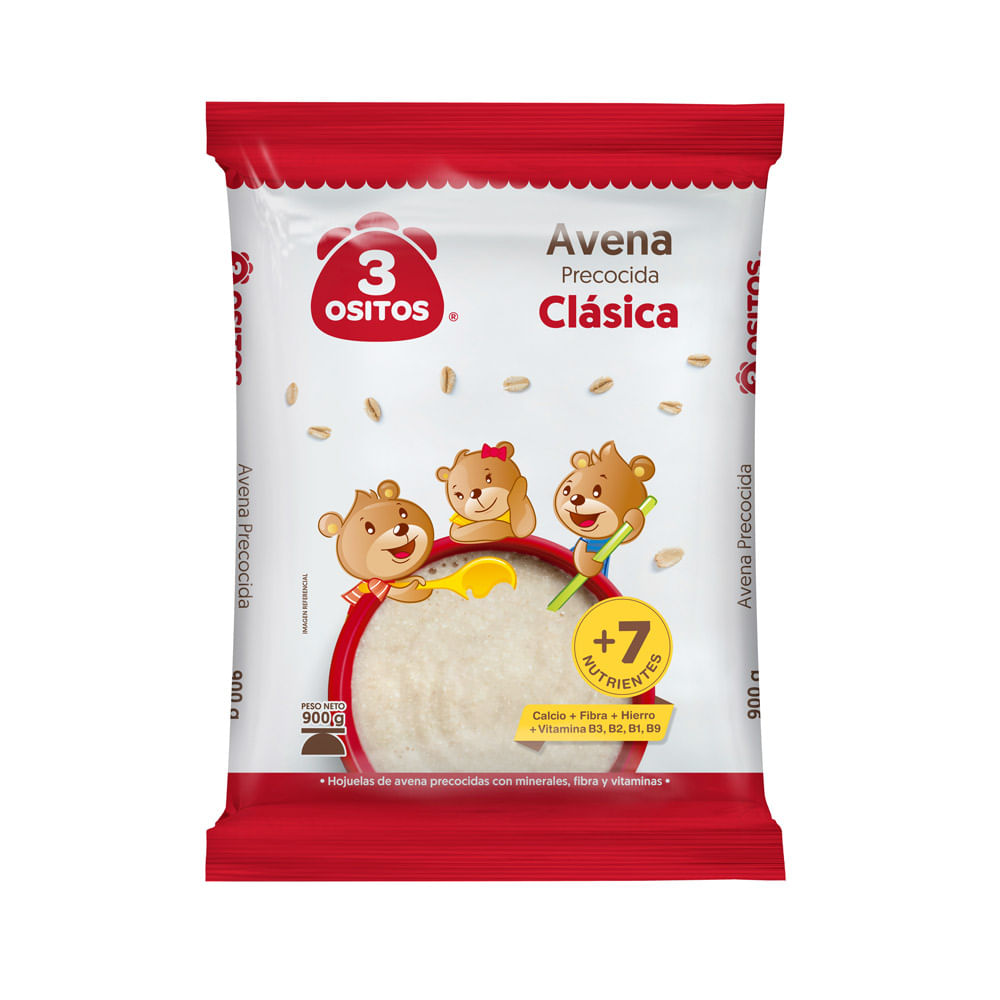 Avena Precocida 3 Ositos 900g