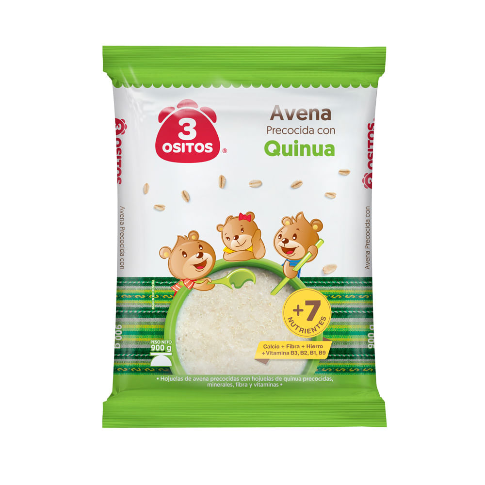 Quinua Avena 3 Ositos 900g